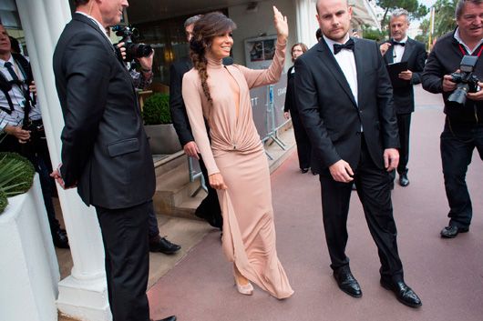 Behind The Scene look at Eva Longoria at Cannes (Pic: L’Oréal Paris)
