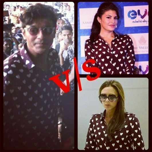 Chunky Pandey, Jacqueline Fernandes and Victoria Beckham