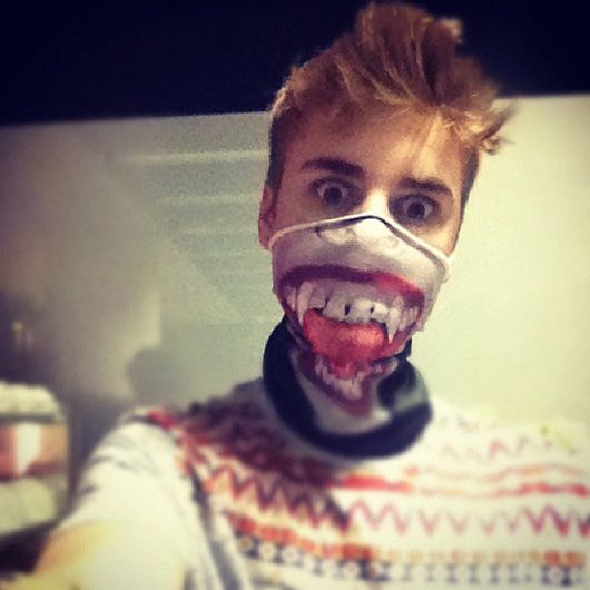 The Biebs got growl! (Pic: Justin Bieber's Instagram)
