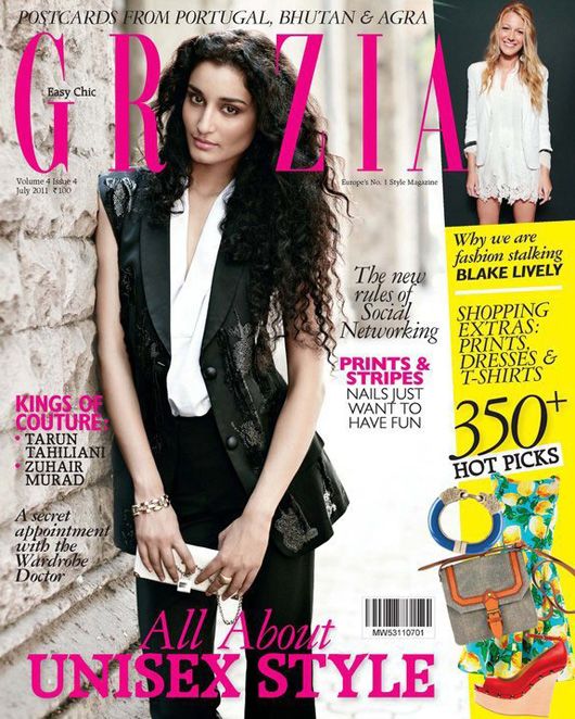 Kanishtha Dhankhar on the cover of Grazia India July 2011