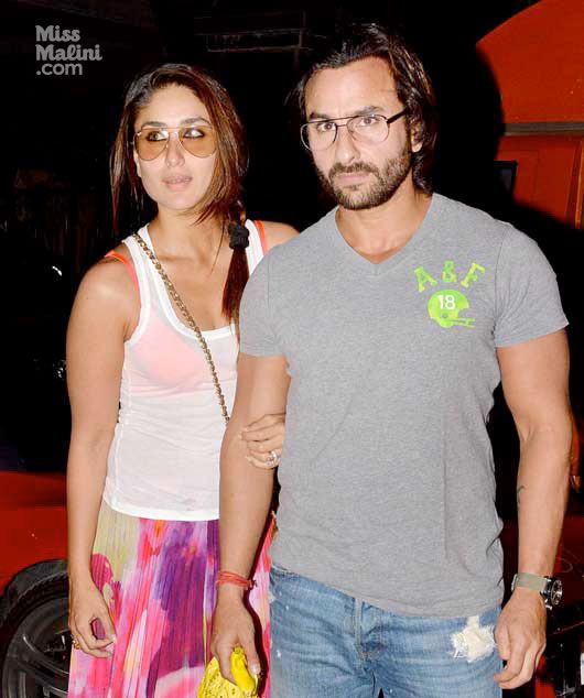 Kareena Kapoor and Saif Ali Khan