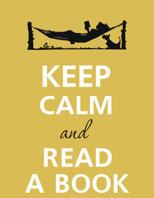 Keep Calm and Read a Book (photo courtesy | etsy.com)