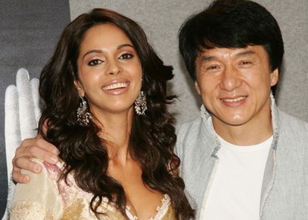 Mallika Sherawat and Jackie Chan