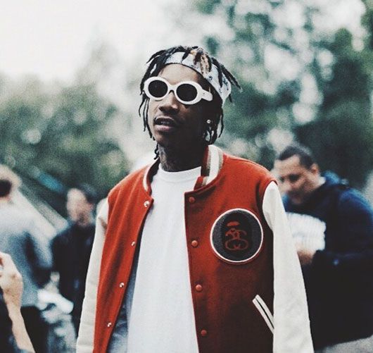 Wiz Khalifa works his cool shades (Pic: @mistercap on Instagram)