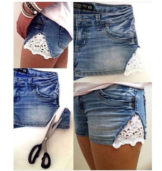 Laced up shorts (Pic: perfecttutorials_ on Instagram)