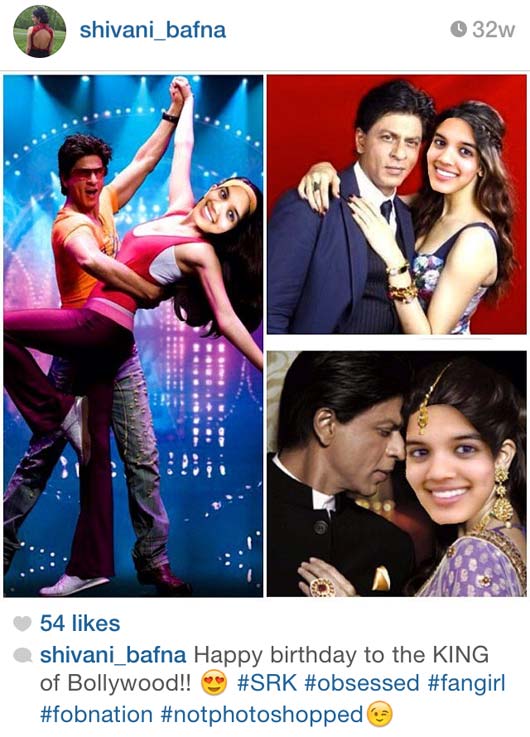 Instagram posts for Shah Rukh Khan's birthday!