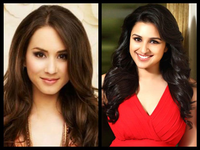 Troian Bellisario and Parineeti Chopra