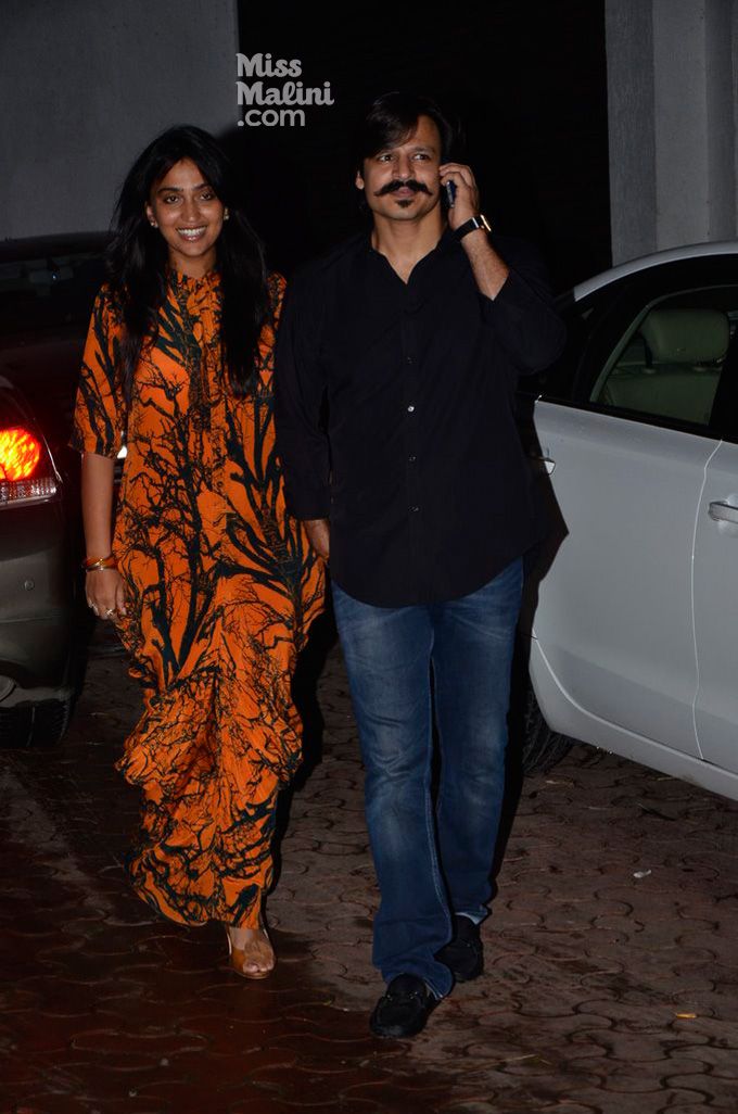 Priyanka and Vivek Oberoi