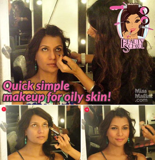 #BeautySchoolBasics: Quick, Simple Makeup for Oily Skin!
