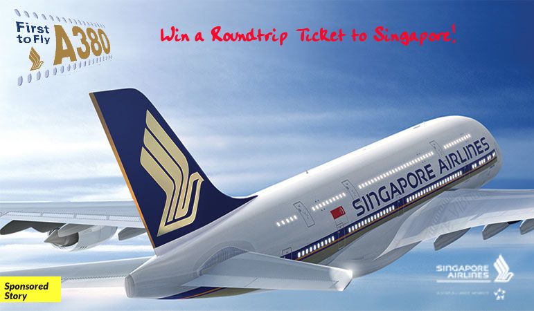 Win Round-trip Tickets to Singapore on the New Singapore Airlines A380!