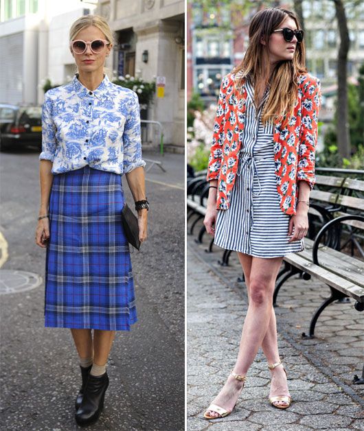 Mixing prints is an art, but its also super fun. So don’t be afraid to try it