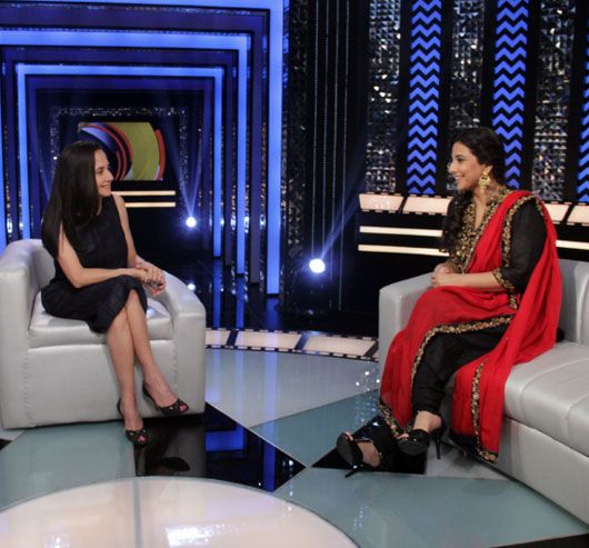 Anupama Chopra and Vidya Balan