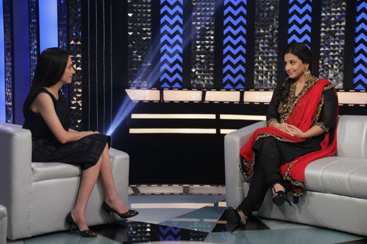 Anupama Chopra and Vidya Balan