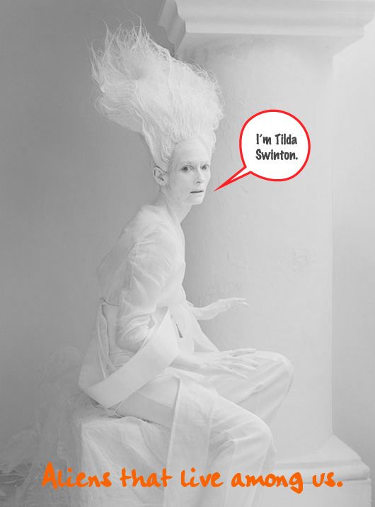 10 Reasons Tilda Swinton Might be an Alien!