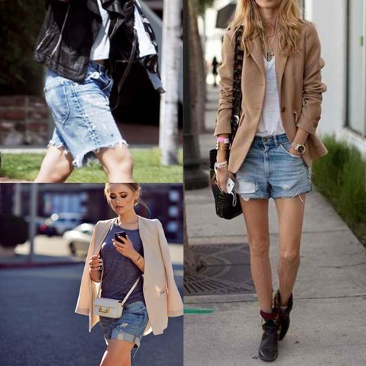 Boyfriend shorts are stylish, yet super practical for women with fuller thighs (Pic | trendenciesblog.com)