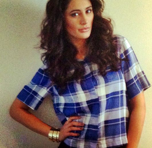 She has her version on the checked man-shirt (Pic: Nargis Fakhri's Instagram)