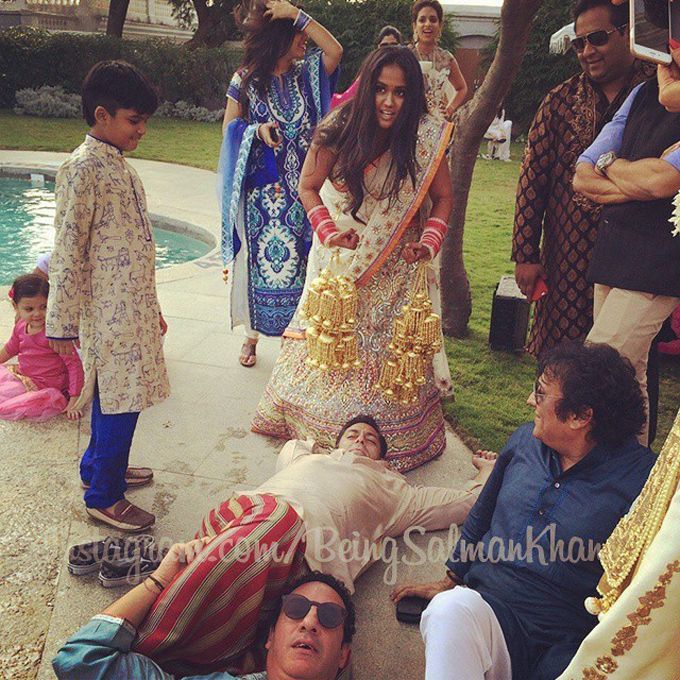 Arpita Khan and Salman Khan (Source: @BeingSalmanKhan Instagram)