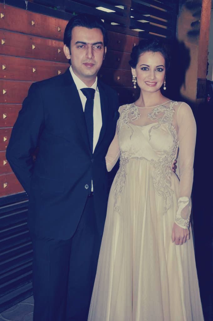 Sahil Sangha & Dia Mirza at the 58th Annual Filmfare Awards (Photo courtesy | Amrapali)