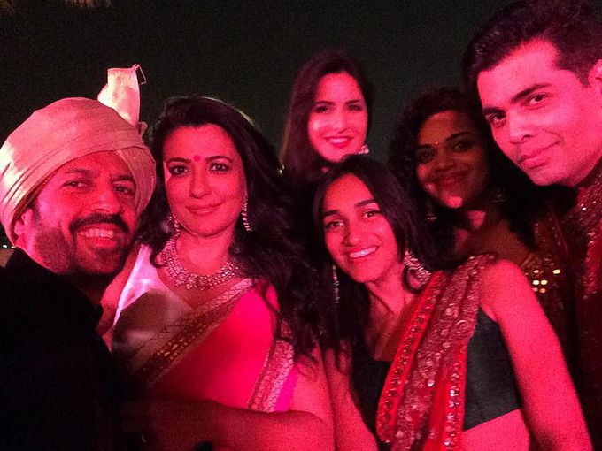 Kabir Khan, Mini Mathur, Katrina Kaif, Karan Johar (Source: @KabirKhankk Twitter)