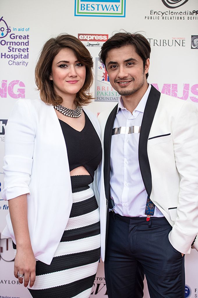 Ali Zafar with his wife Ayesha Fazli