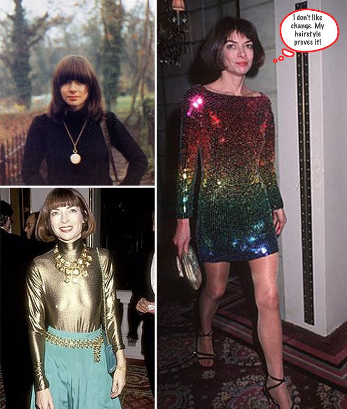 A young Anna Wintour