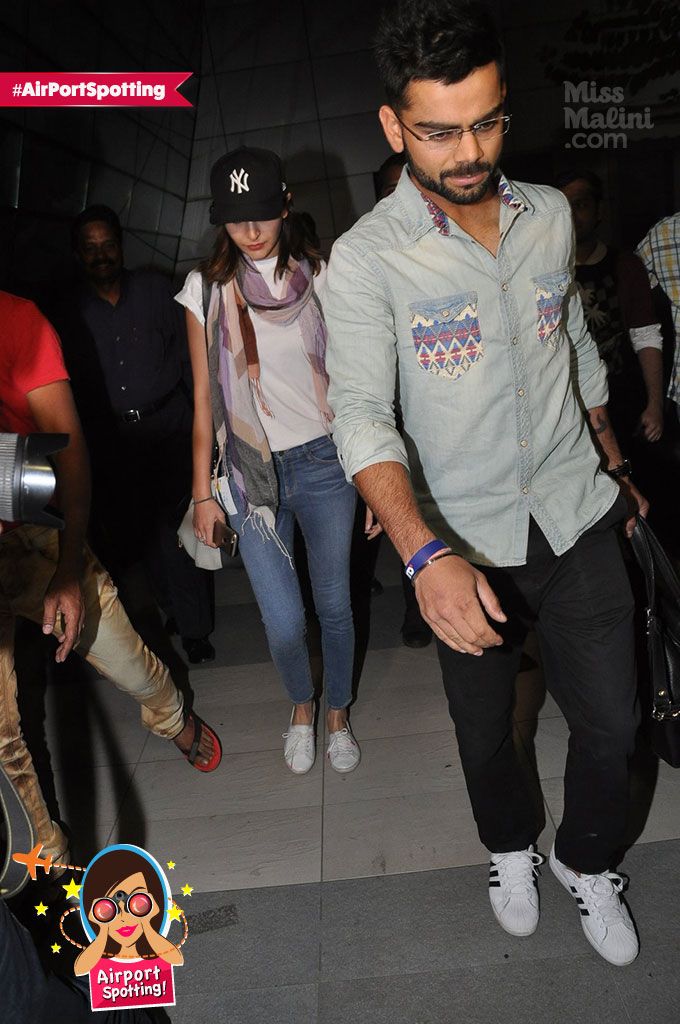 Anushka Sharma snapped at the airport