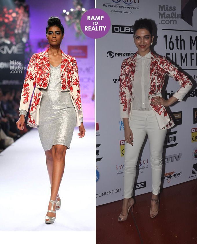 Ramp To Reality: Varun Bahl A/W 2014 & Deepika Padukone