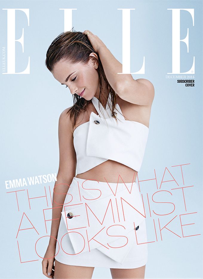 Emma Watson on the cover of ELLE December Issue