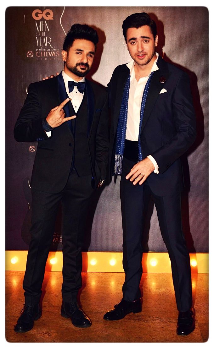Virr Das and Imran Khan at the GQ Men of the Year Awards 2014