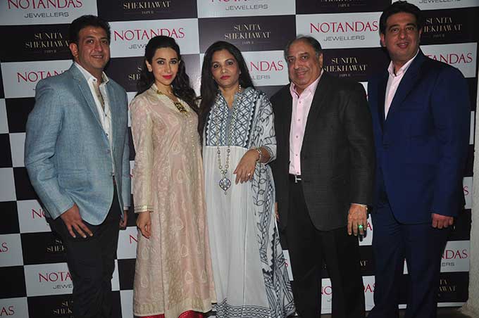 Amit Jagwani, Karisma Kapoor, Sunita Shekhwat, Kishen Jagwani & Sanjay Jagwani