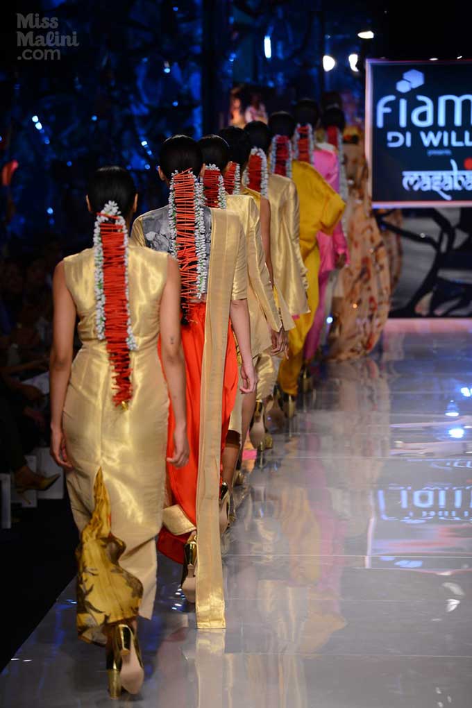 Masaba Lit Fireworks on the Runway on Day 3 at WIFW