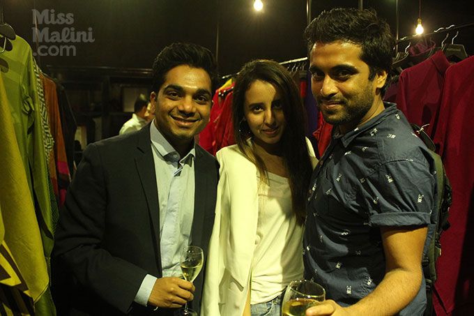 Nimish Shah of Shift with Anushka & Marv at Payal Khandwala's Flagship Store Launch