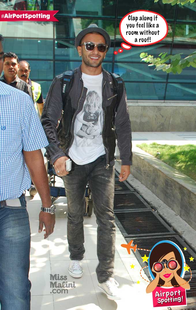 These Photos Of Ranveer Singh At The Airport Are Everything You Need This Morning