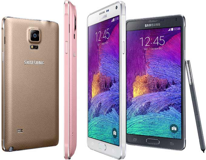 Samsung Galaxy Note 4 Colors