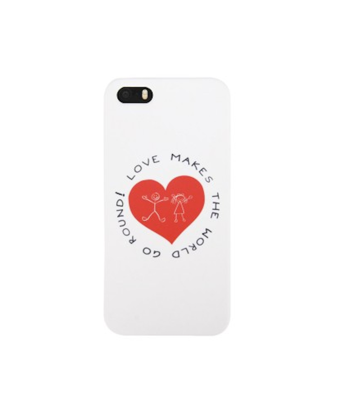 LOVE MAKES THE WORLD GO ROUND phone case on propshop24