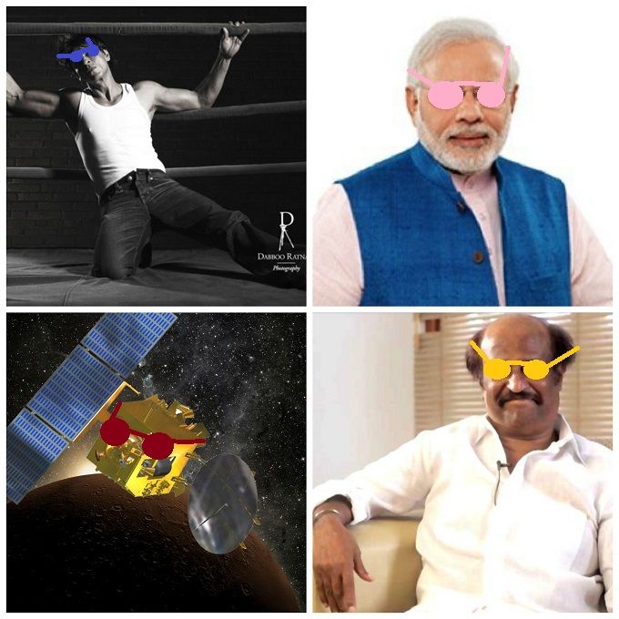 Shah Rukh Khan, Rajnikanth, Narendra Modi and ISRO