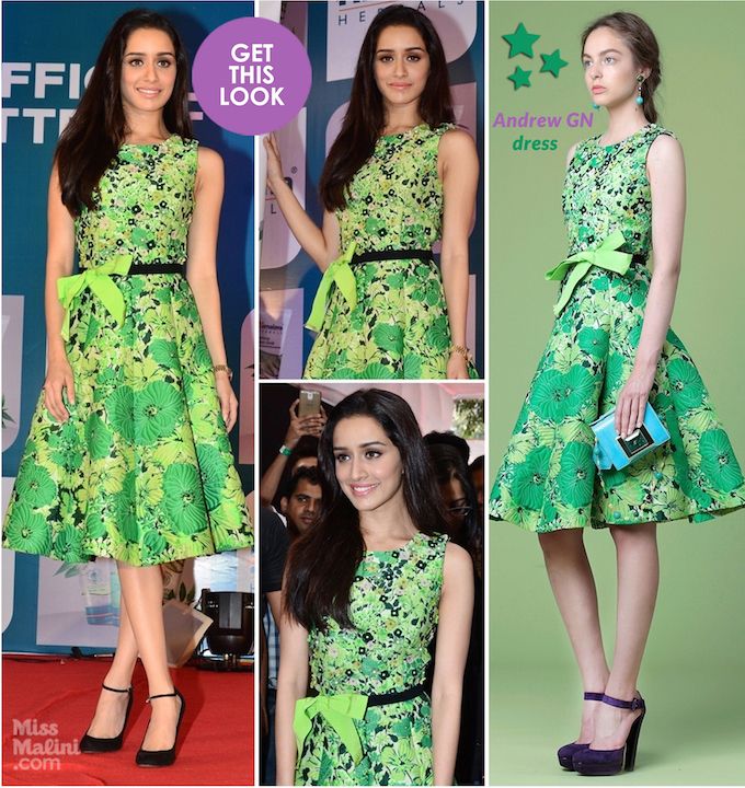 Get This Look: Shraddha Kapoor Goes Bright Green!