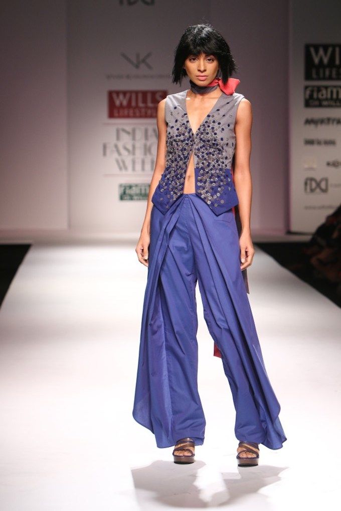 Vivek Karunkaran at Wills India Fashion Week Spring Summer 2015