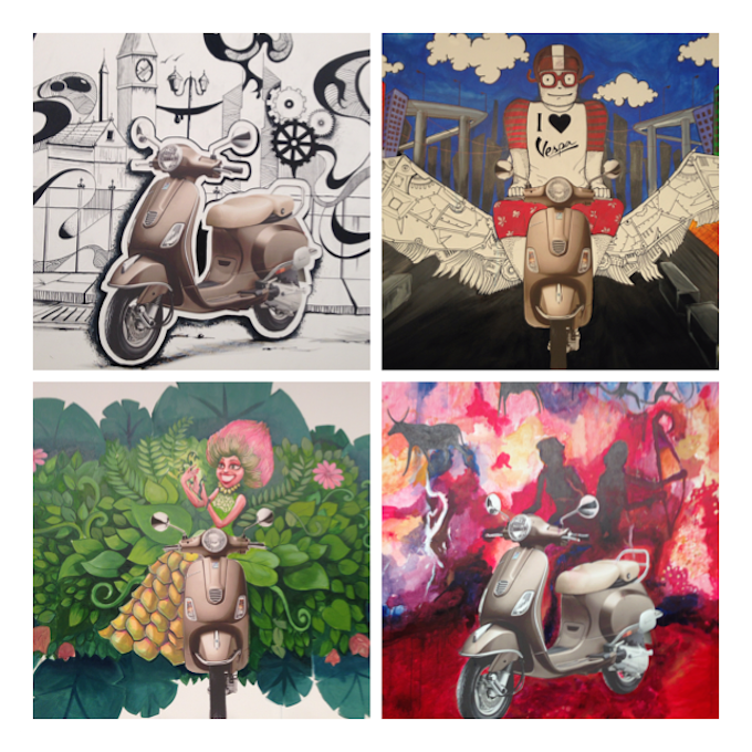The 5 Coolest Things That Happened At The Vespa “Art Inspires Art” Event