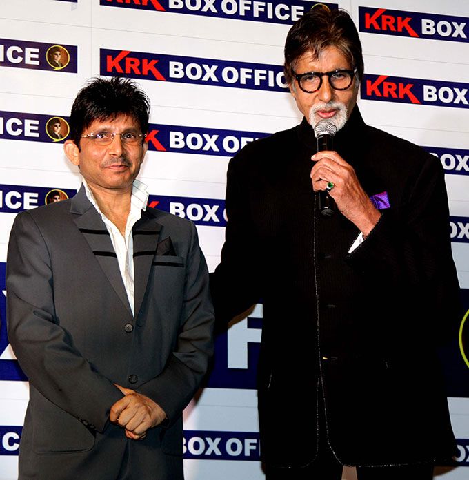 Amitabh Bachchan Launches Kamaal R Khan’s New Website. #WTF