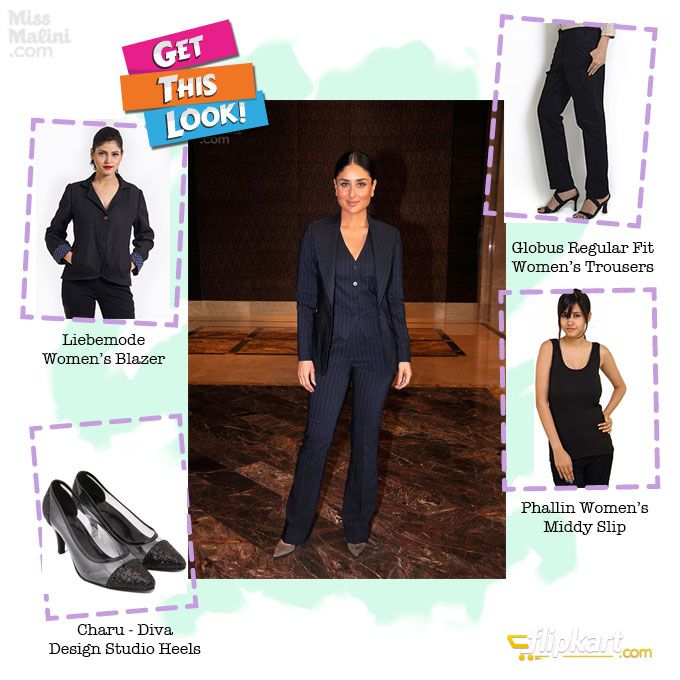 Get This Look: Kareena Kapoor’s Pant Suit Style With Flipkart!