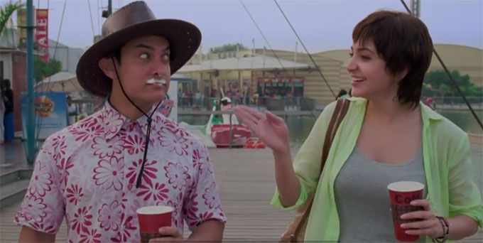 Aamir Khan & Anushka Sharma in Love is a waste of time from PK