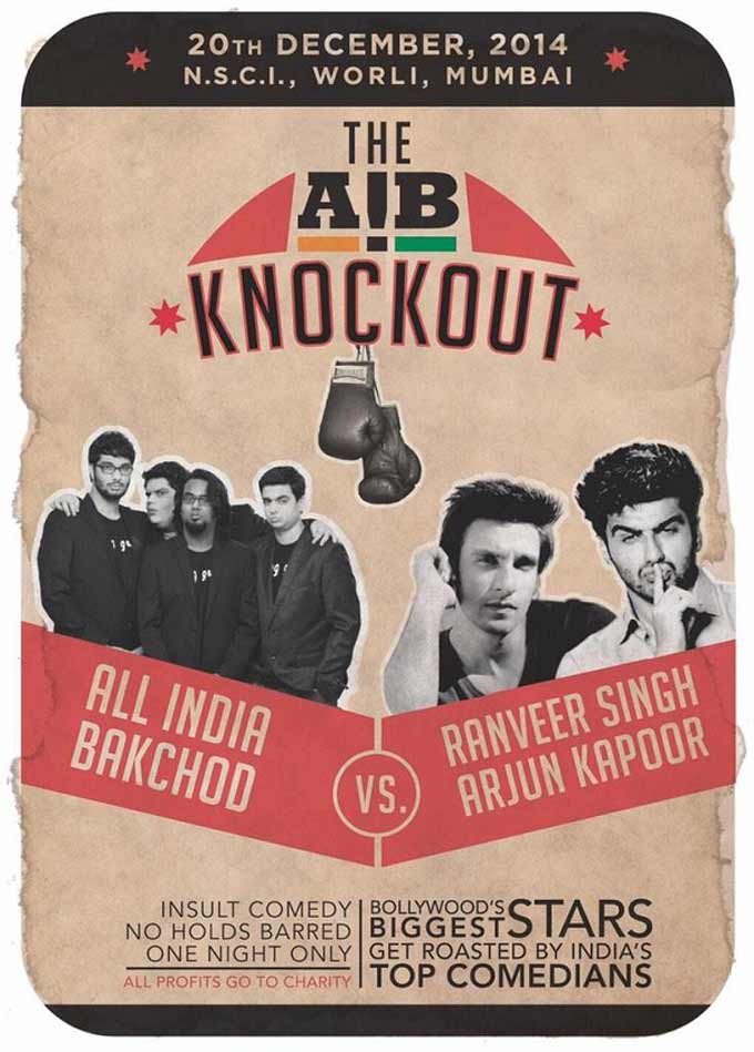 AIB Is All Set To Roast Ranveer Singh And Arjun Kapoor – Guess Who The Roastmaster Will Be?