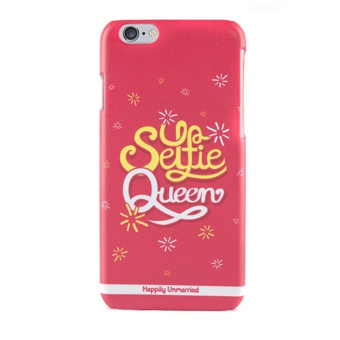 Selfie Queen phone cover on Happily Unmarried