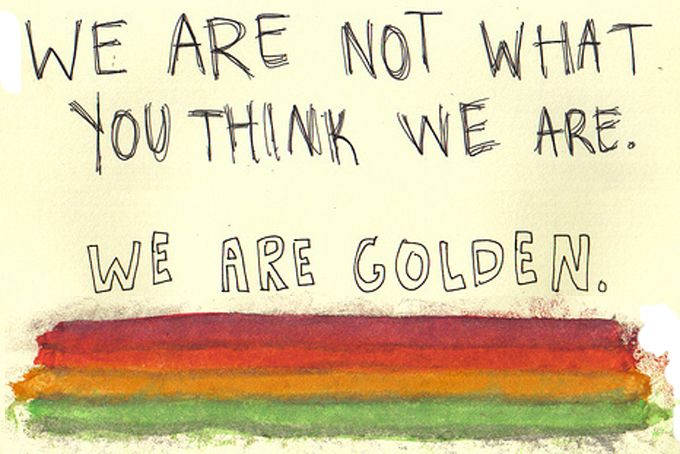 Lyrics from Mika's We Are Golden