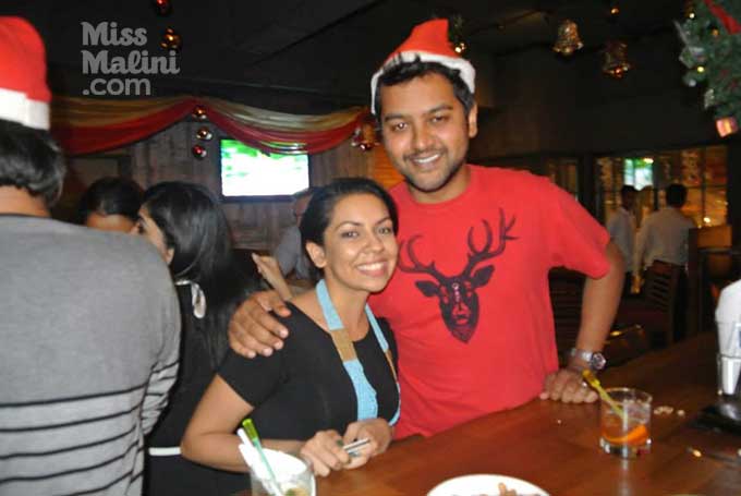 Team MissMalini's Christmas at Harry's Bar, Juhu