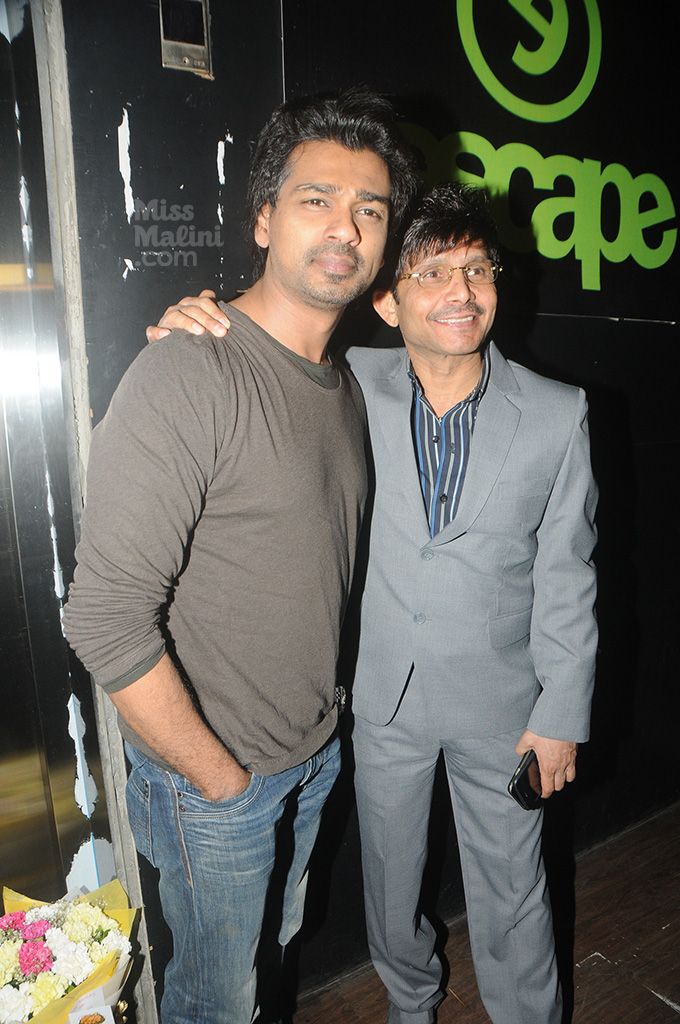 Kamaal R Khan with Nikhil Dwevedi