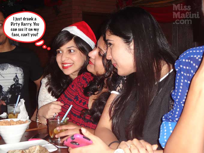 Team MissMalini's Christmas at Harry's Bar, Juhu