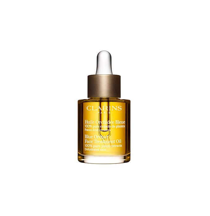 Clarins Blue Orchid Face Treatment Oil (Source: Clarins)