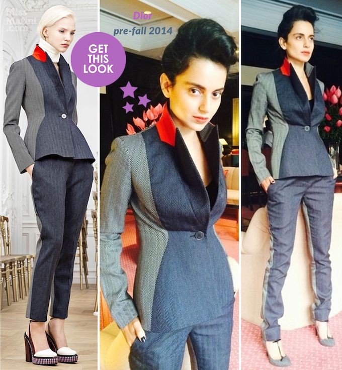 Get This Look: Kangana Ranaut Suits Up In Dior